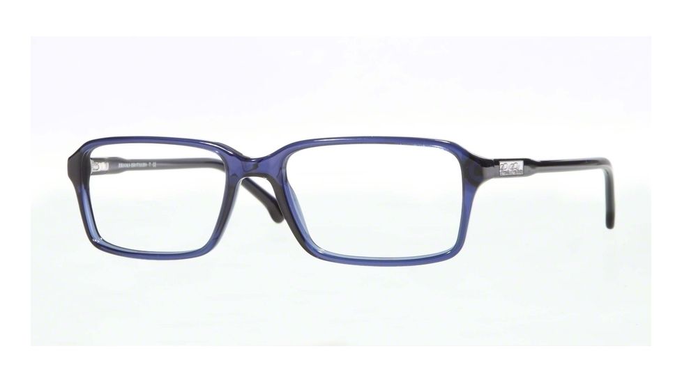 Brooks Brothers BB2021 Progressive Prescription Eyeglasses 6070-52 - Dark Blue Frame
