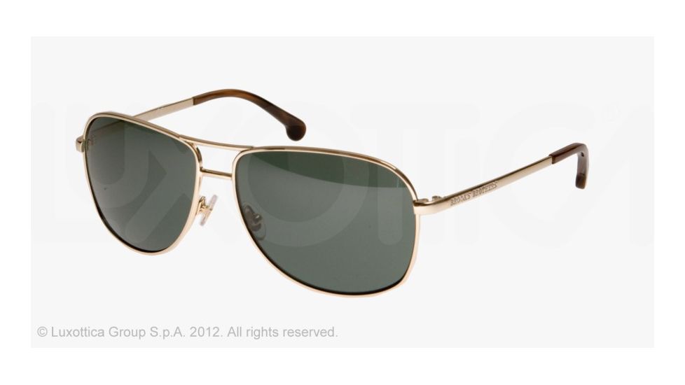 Brooks Brothers BB4013S Single Vision Prescription Sunglasses BB4013S-158171-57 - Lens Diameter 57 mm, Lens Diameter 57 mm, Frame Color Gold