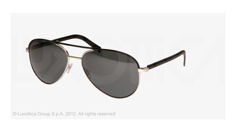 Brooks Brothers BB4015Q Single Vision Prescription Sunglasses BB4015Q-155887-59 - Lens Diameter 59 mm, Frame Color Silver