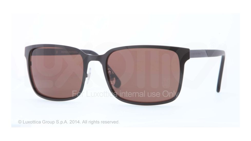 Brooks Brothers BB4022 Progressive Prescription Sunglasses BB4022-163983-57 - Lens Diameter 57 mm, Frame Color Satin Black