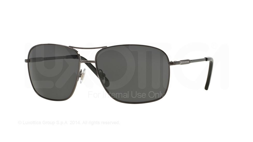 Brooks Brothers BB4028 Progressive Prescription Sunglasses BB4028-163087-58 - Lens Diameter 58 mm, Frame Color Brushed Gunmetal