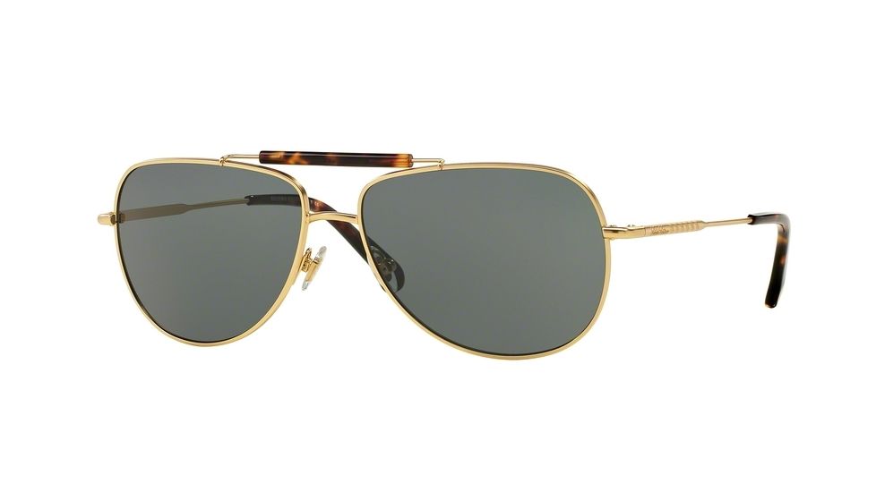 Brooks Brothers BB4036S Single Vision Prescription Sunglasses BB4036S-117271-60 - Lens Diameter 60 mm, Frame Color Gold