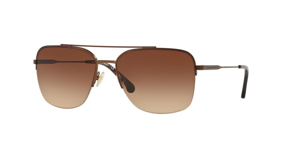 Brooks Brothers BB4047 Prescription Sunglasses, 60mm, Satin Dark Brown, BB4047-164374-60-SV