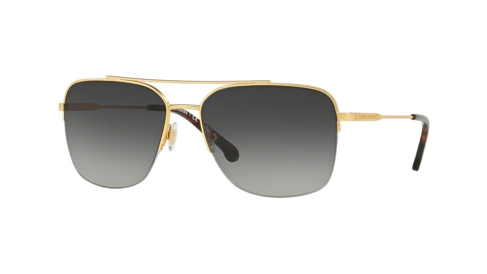 Brooks Brothers BB4047 Prescription Sunglasses, 60mm, Satin Gold, BB4047-165411-60-SV