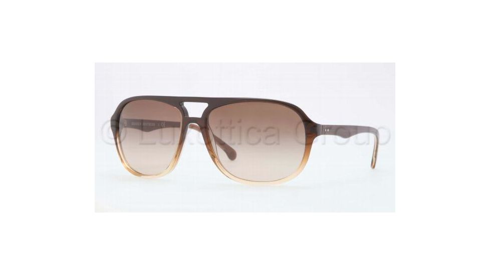 Brooks Brothers BB5007S BB5007S Bifocal Prescription Sunglasses BB5007S-604213-5815 - Lens Diameter 58 mm, Frame Color Brown Translucent