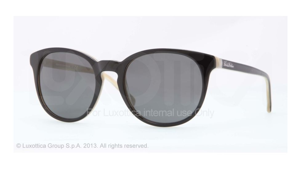 Brooks Brothers BB5010 Bifocal Prescription Sunglasses BB5010-607287-53 - Lens Diameter 53 mm, Frame Color Black/Horn