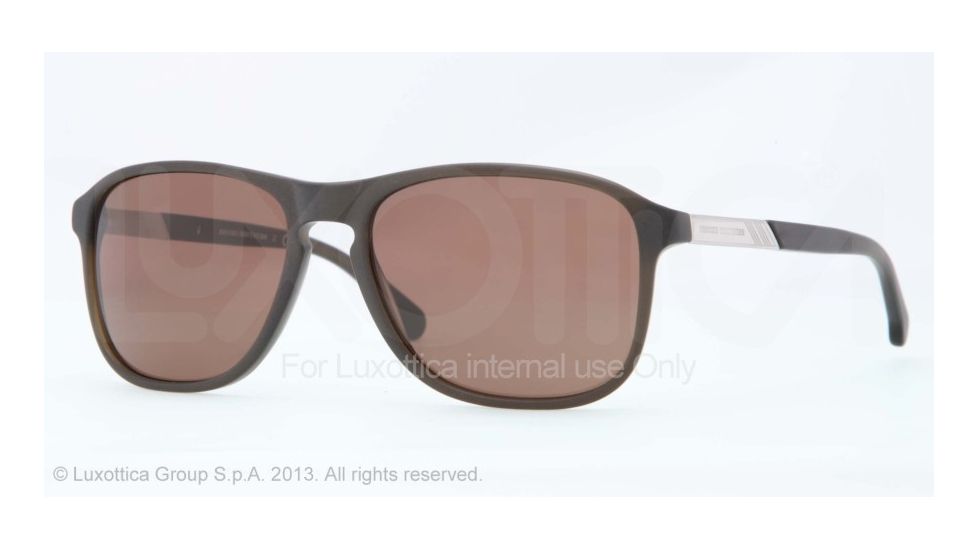 Brooks Brothers BB5012 Single Vision Prescription Sunglasses BB5012-606673-57 - Lens Diameter 57 mm, Frame Color Matte Olive