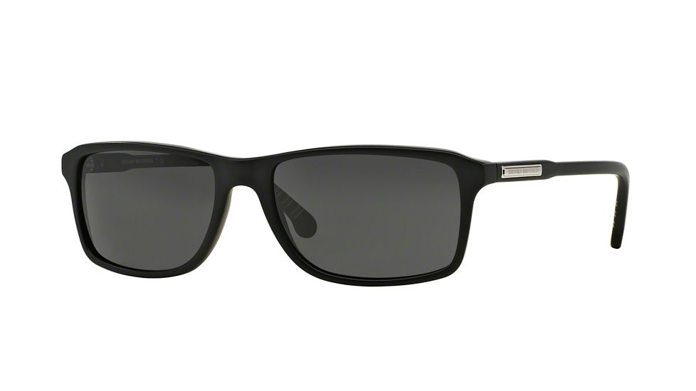 Brooks Brothers BB5019 Progressive Prescription Sunglasses BB5019-606487-57 - Lens Diameter 57 mm, Frame Color Matte Black