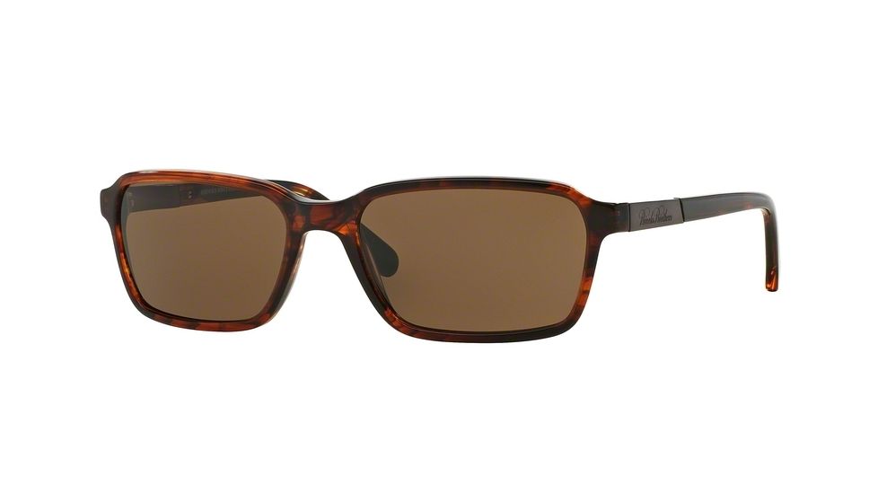 Brooks Brothers BB5025S Single Vision Prescription Sunglasses BB5025S-609273-58 - Lens Diameter 58 mm, Frame Color Brown Horn/dk Brown