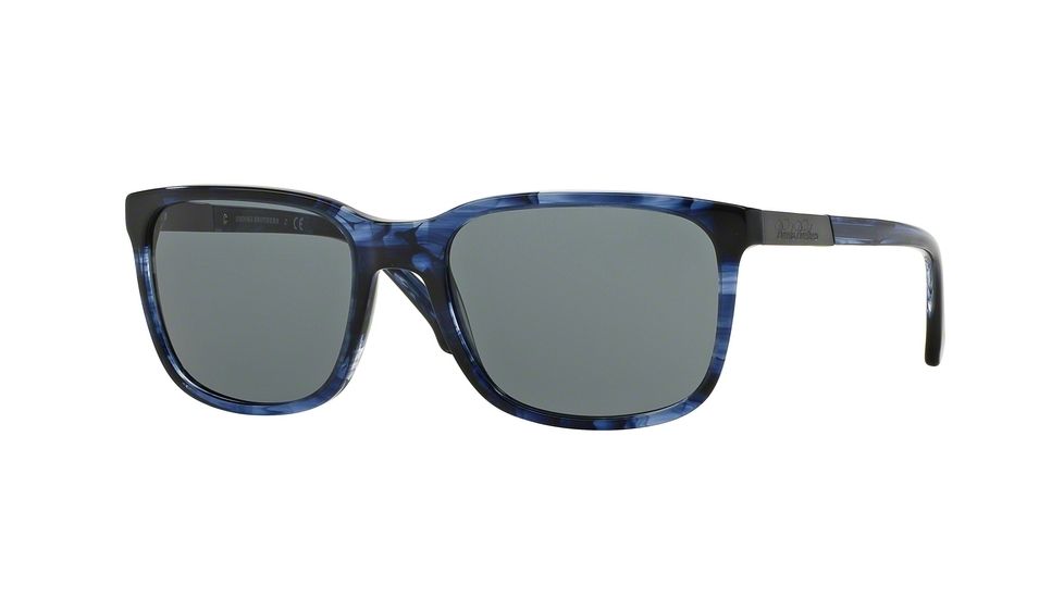 Brooks Brothers BB5026S Bifocal Prescription Sunglasses BB5026S-609187-57 - Lens Diameter 57 mm, Frame Color Navy Horn/dk Gunmetal