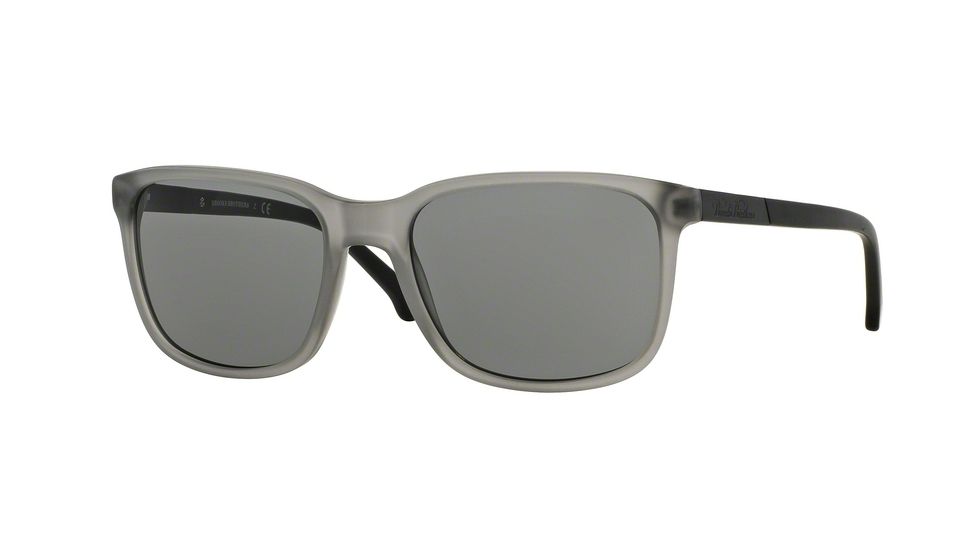 Brooks Brothers BB5026S Bifocal Prescription Sunglasses BB5026S-609487-57 - Lens Diameter 57 mm, Frame Color Matte Lt. Grey/satin Black