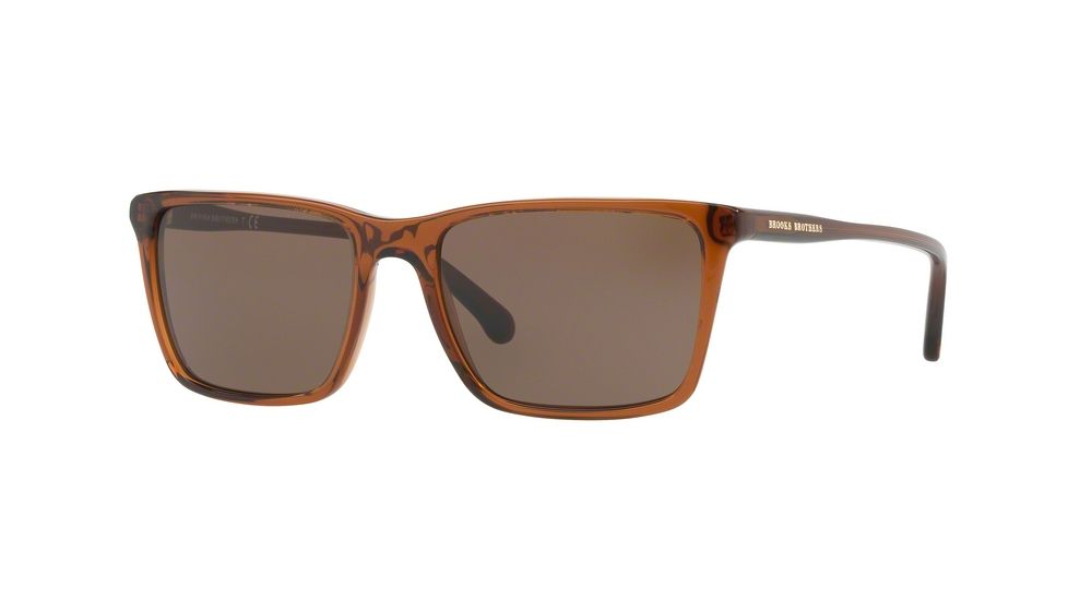 Brooks Brothers BB5034S Progressive Prescription Sunglasses BB5034S-613373-55 - Lens Diameter 55 mm, Frame Color Cordovan