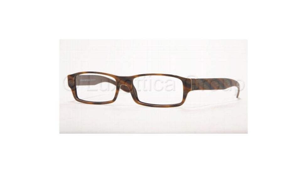 Brooks Brothers BB698-5291-5016 Eyeglasses with Rx Prescription Lenses 50 mm Lense Diameter / Taupe/brown Frame