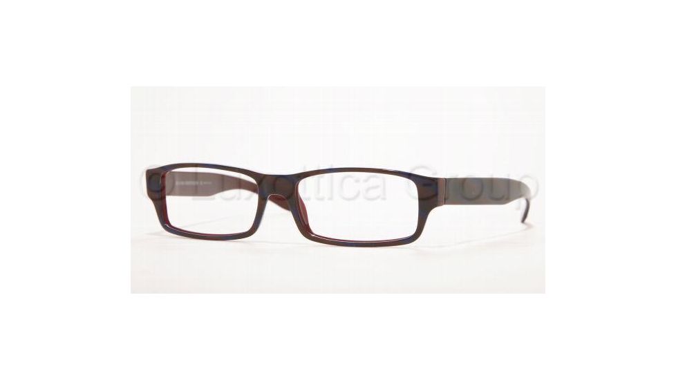 Brooks Brothers BB698 Eyeglasses with Rx Prescription Lenses 5293-5216 - Blue/Burgundy 