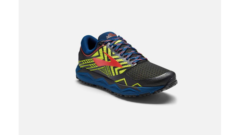 Brooks Caldera 2 Trail Running Shoes, Blue/Nightlife/Black, 7 US, Medium, 1102721D429.070