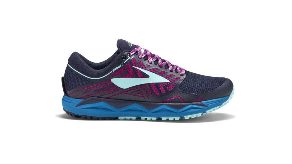 Brooks Caldera 2 Trailrunning Shoes - Womens, Navy/Plum/Ice Blue, Medium, 10.5 US, 1202651B440.105