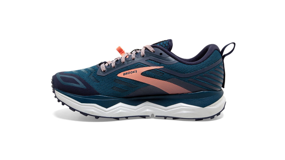 Brooks Caldera 4 Trailrunning Shoes - Womens, Blue/Peacoat/Desert Flower, 7.5B, 1203161B456.075