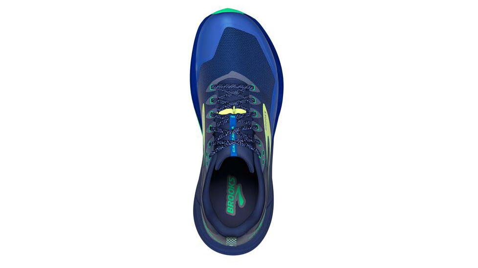 Brooks Cascadia 16 Running Shoes - Mens, Blue/Surf the Web/Green, 9.0, 1103761D403.090