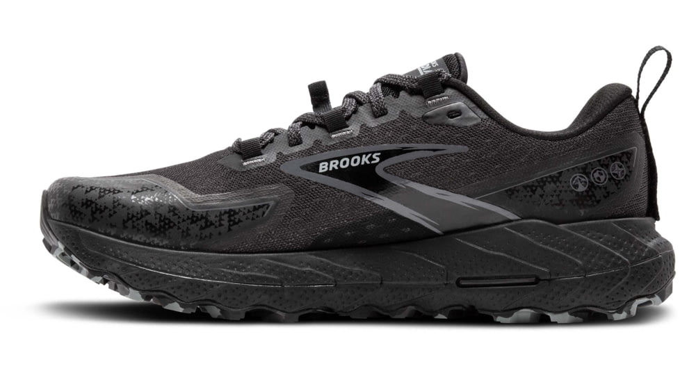 Brooks Cascadia 18 Trailrunning Shoes - Mens, Black/Blackened Pearl/Grey, 12.0 US/Medium, 1104261D072.120