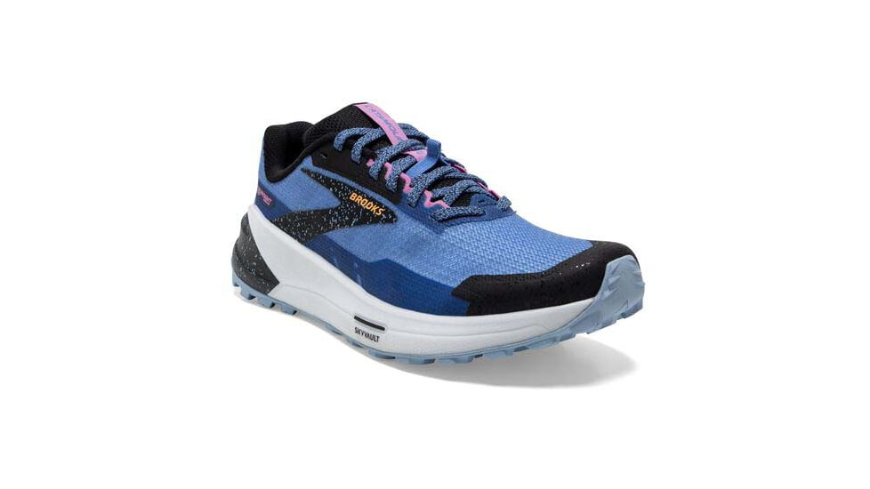 Brooks Catamount 2 Running Shoes - Womens, Medium, Blue/Black/Yellow, 8.5, 1203881B414.085