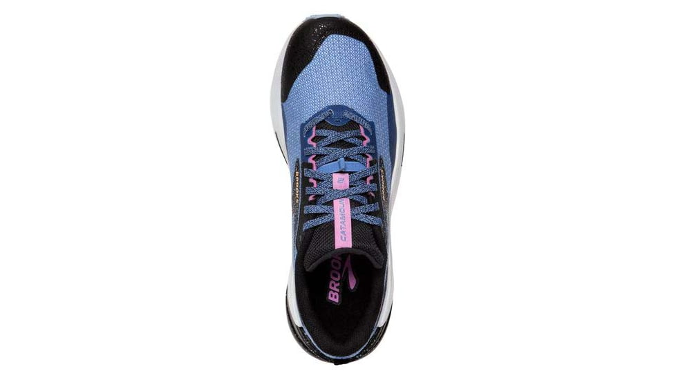 Brooks Catamount 2 Running Shoes - Womens, Medium, Blue/Black/Yellow, 8.5, 1203881B414.085