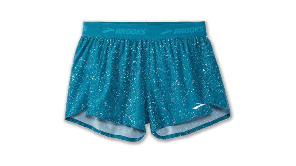 Brooks Chaser 3in Short - Womens, Lagoon Speckle Print/Brooks, S, 221463475.025