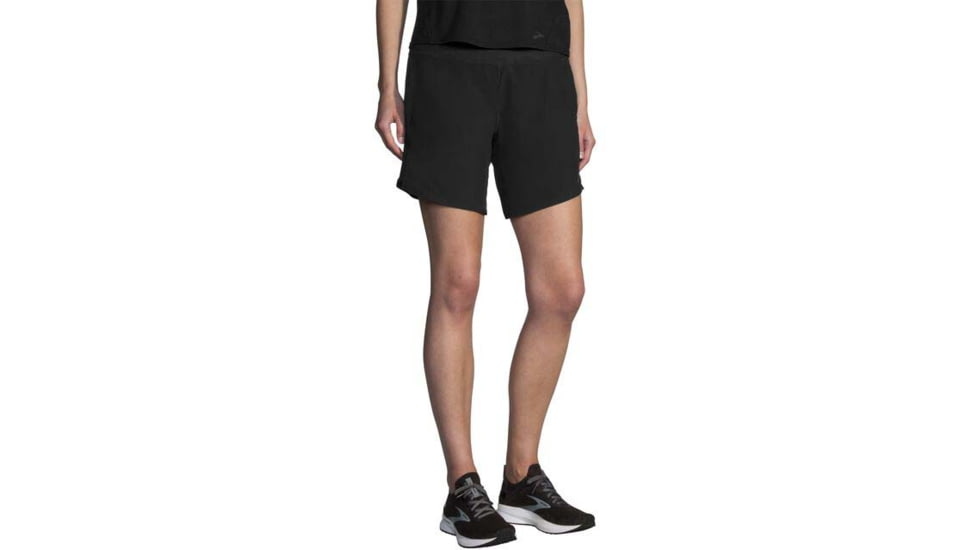 Brooks Chaser 7in Short - Womens, Black, S, 221466001.025
