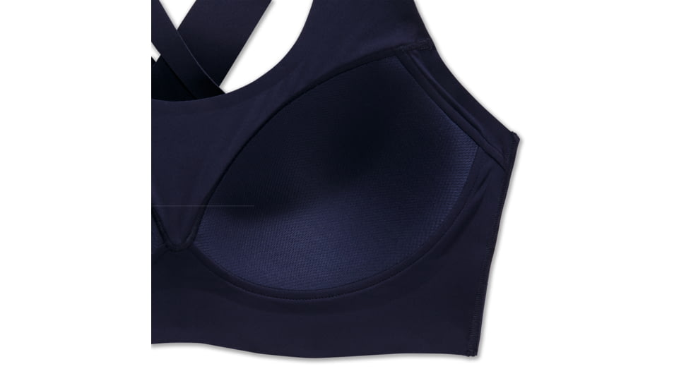 Brooks Dare Crossback Run Bra 2.0 - Womens, Navy, 36CD, 350084451.036CD