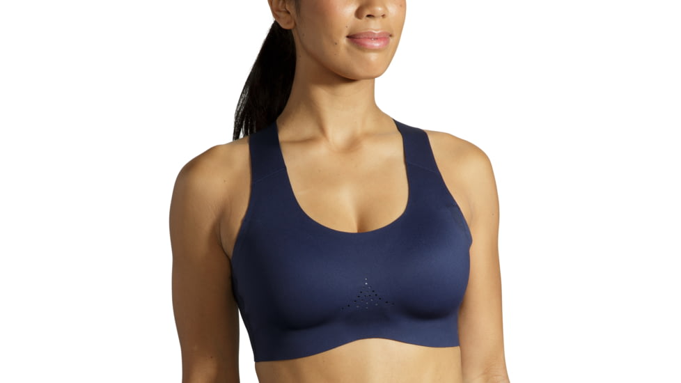 Brooks Dare Crossback Run Bra 2.0 - Womens, Navy, 36CD, 350084451.036CD