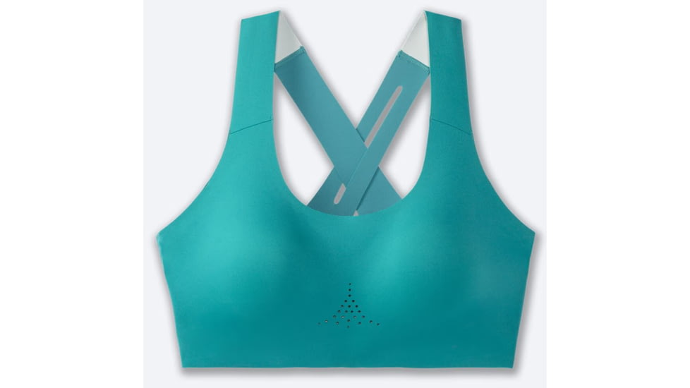 Brooks Dare Crossback Run Bra 2.0 - Womens, Nile Green, 34CD, 350084336.034CD