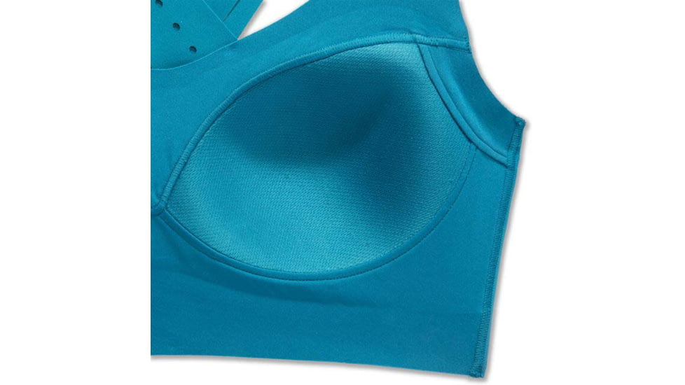 Brooks Dare Strappy Run Bra 2.0 - Womens, Lagoon, 30, 350088453.030AB