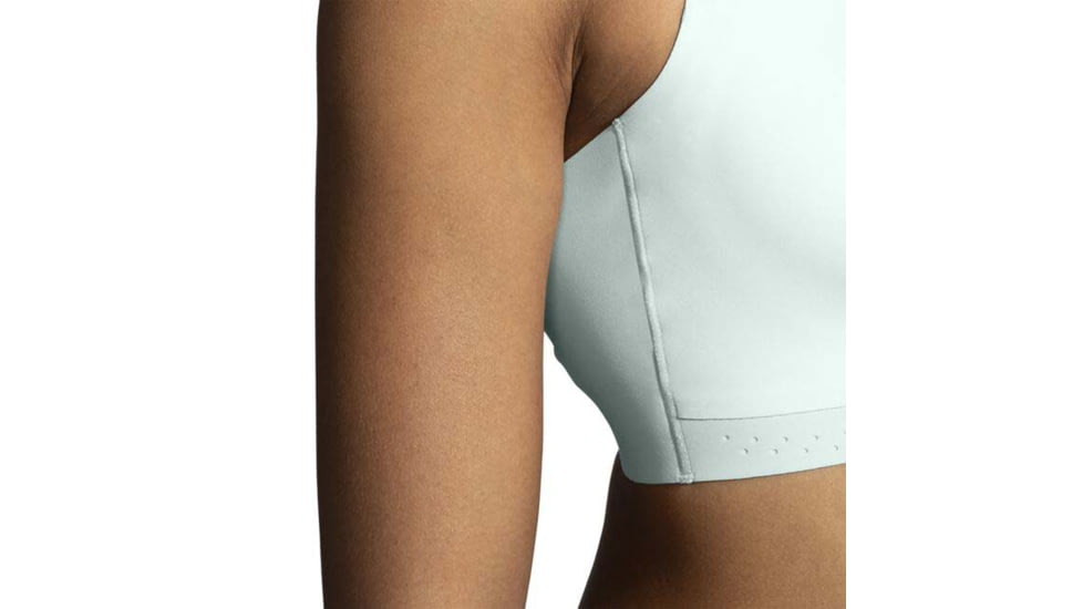 Brooks Dare Strappy Run Bra 2.0 - Womens, Mint Mix/Hyper Pink, 40, 350088368.040AB