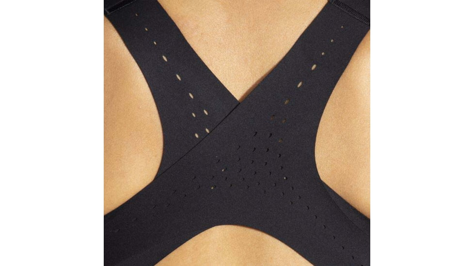 Brooks Dare Zip Run Bra 2.0 - Womens, Black, 40AB, 350083001.040AB