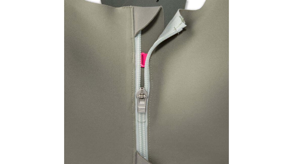 Brooks Dare Zip Run Bra 2.0 - Womens, Pebble/Dark Pebble/Cool Mint, 36DE, 350083326.036DE