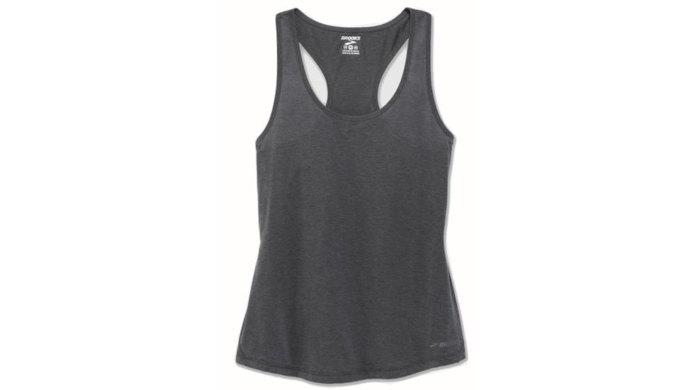 Brooks Distance Women's Tank, Heather Asphalt, 2XL, 221260-HeatherAphlt-XXL