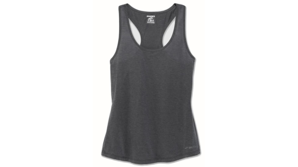 Brooks Distance Women's Tank, Heather Asphalt, Extra Small, 221260-HeatherAsphalt-XS