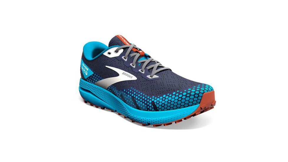 Brooks Divide 3 Running Shoes - Mens, Peacoat/Atomic Blue/Rooibos, 13.0, 1103811D490.130