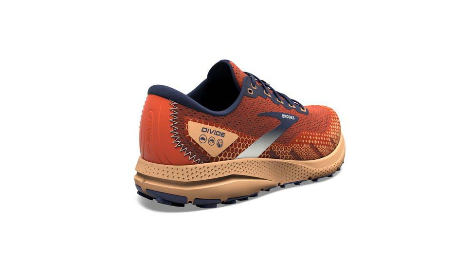 Brooks Divide 3 Running Shoes - Mens, Rooibos/Biscuit/Peacoat, 8.0, 1103811D269.080