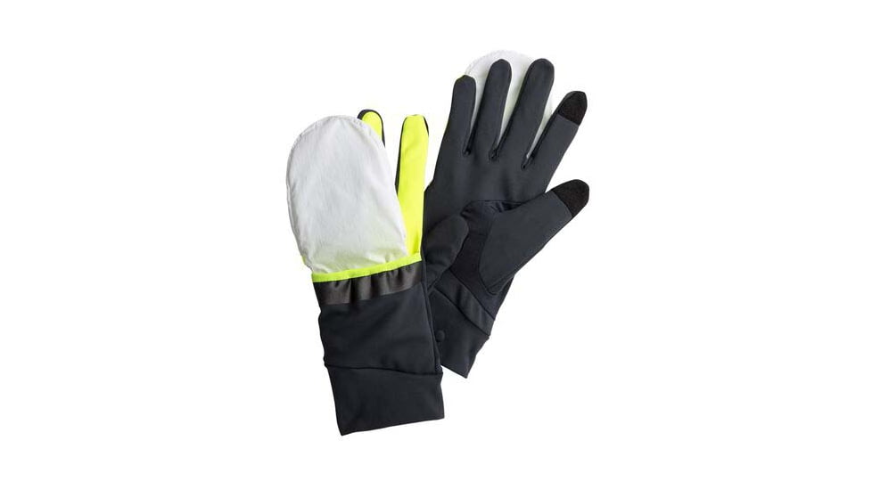 Brooks Draft Hybrid Glove, Asphalt/Nightlife/White, L, 280437025.035