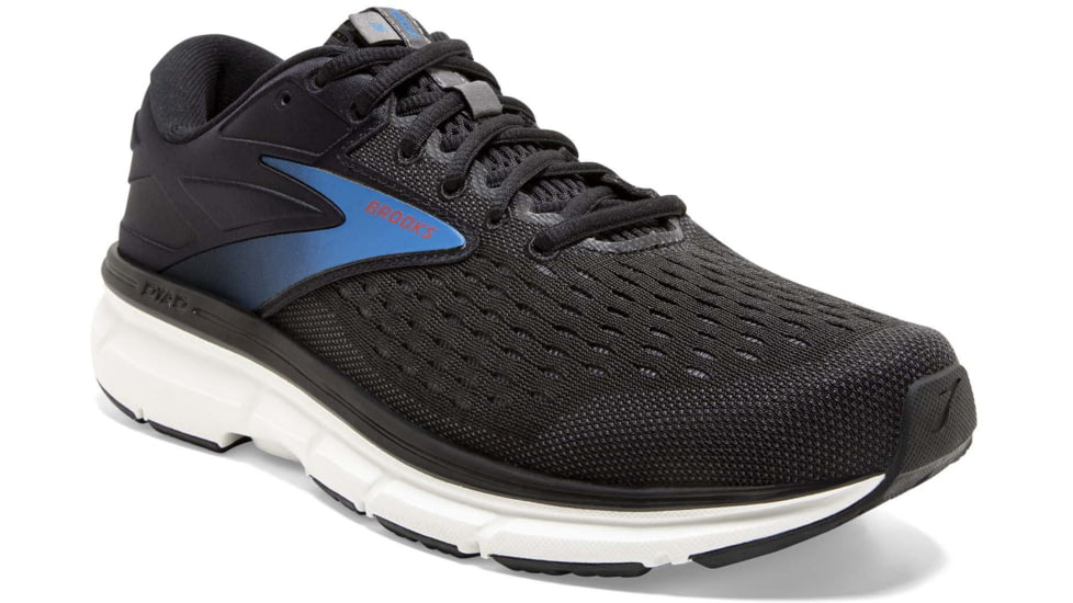 Brooks Dyad 11 Running Shoes - Mens, Extra Wide, Black/Ebony/Blue, 8.0, 1103234E064.080