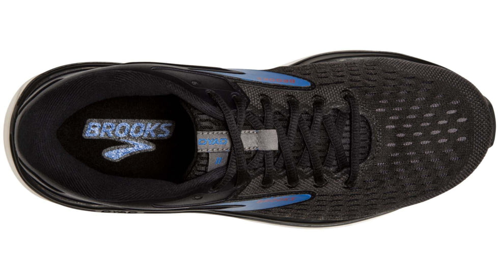 Brooks Dyad 11 Running Shoes - Mens, Extra Wide, Black/Ebony/Blue, 8.0, 1103234E064.080