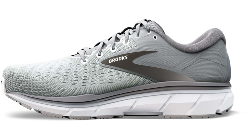 Brooks Dyad 11 Running Shoes - Mens, Extra Wide, Grey/Black/White, 11.5, 1103234E084.115