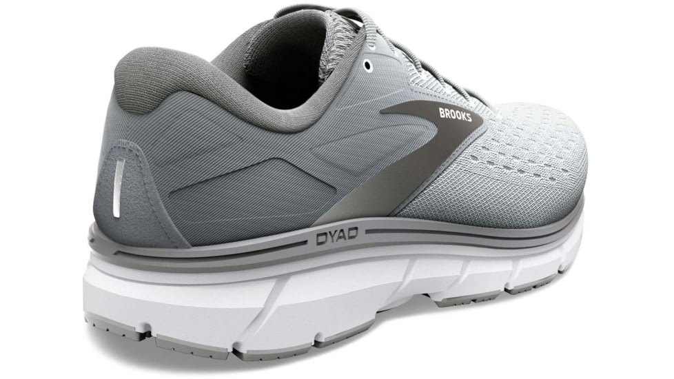 Brooks Dyad 11 Running Shoes - Mens, Extra Wide, Grey/Black/White, 11.5, 1103234E084.115