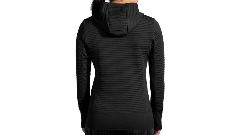 Brooks Fly-By Hoodie - Womens, Black, XS, 221379001.02