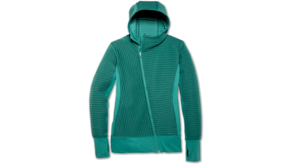 Brooks Fly-By Hoodie - Womens, Teal, L, 221379426.035