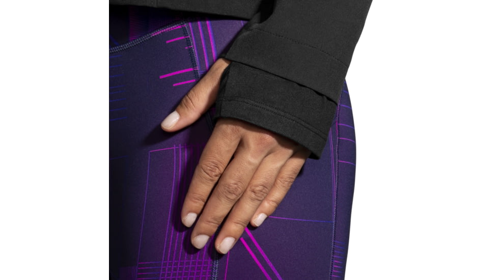 Brooks Fusion Hybrid Jacket - Women's, Medium, Black, 221499001.030