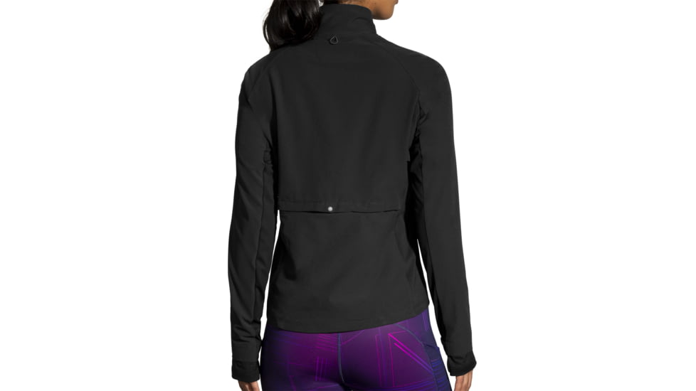 Brooks Fusion Hybrid Jacket - Women's, Medium, Black, 221499001.030