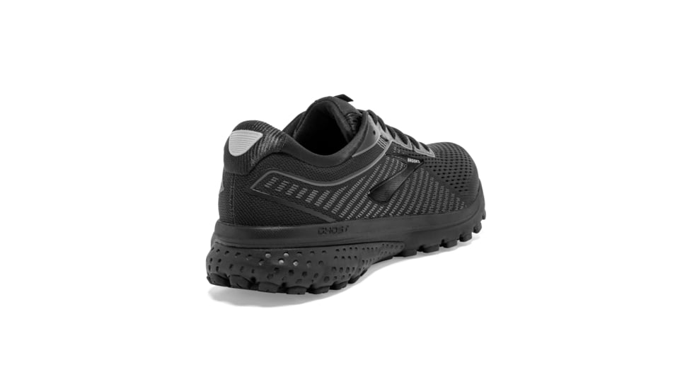 Brooks Ghost 12 Road Running Shoe - Womens, Black/Grey, Medium, 5.0, 1203051B040.050
