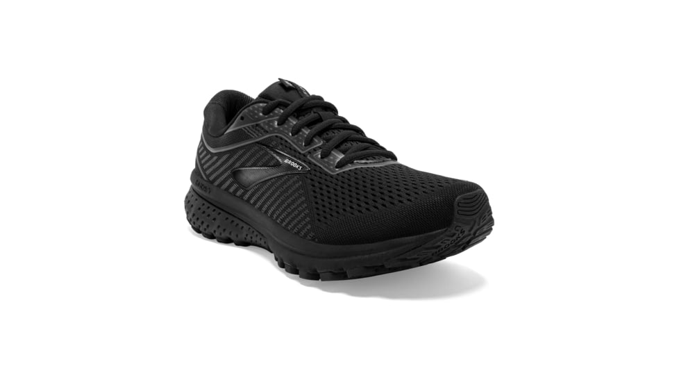 Brooks Ghost 12 Road Running Shoe - Womens, Black/Grey, Medium, 5.0, 1203051B040.050