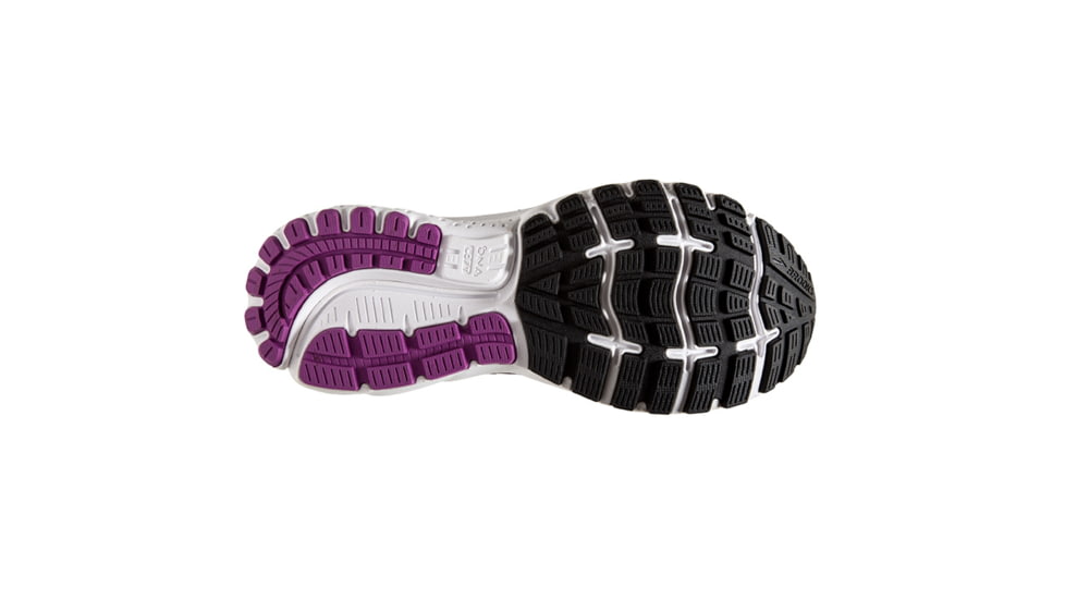 Brooks Ghost 12 Road Running Shoe - Womens, Black/Hollyhock/Pink, Medium, 11.0, 1203051B063.110